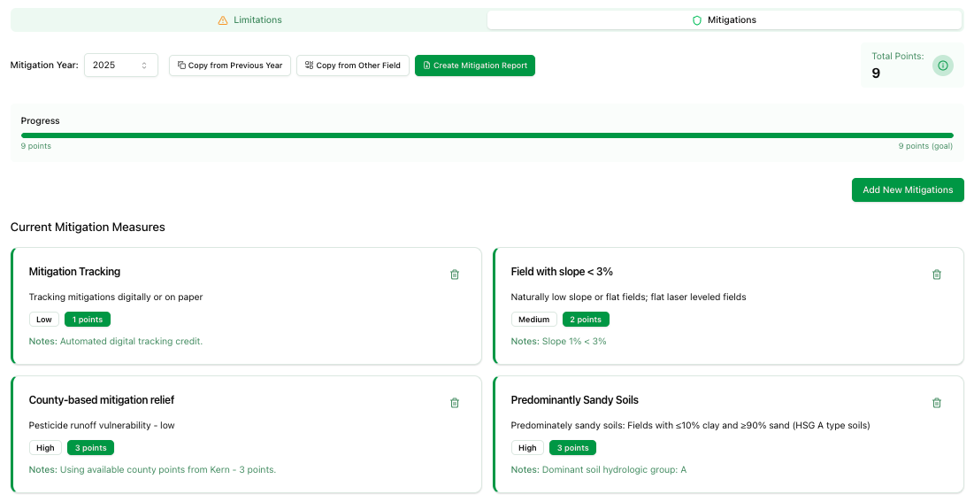 Streamlined Runoff Mitigation Management