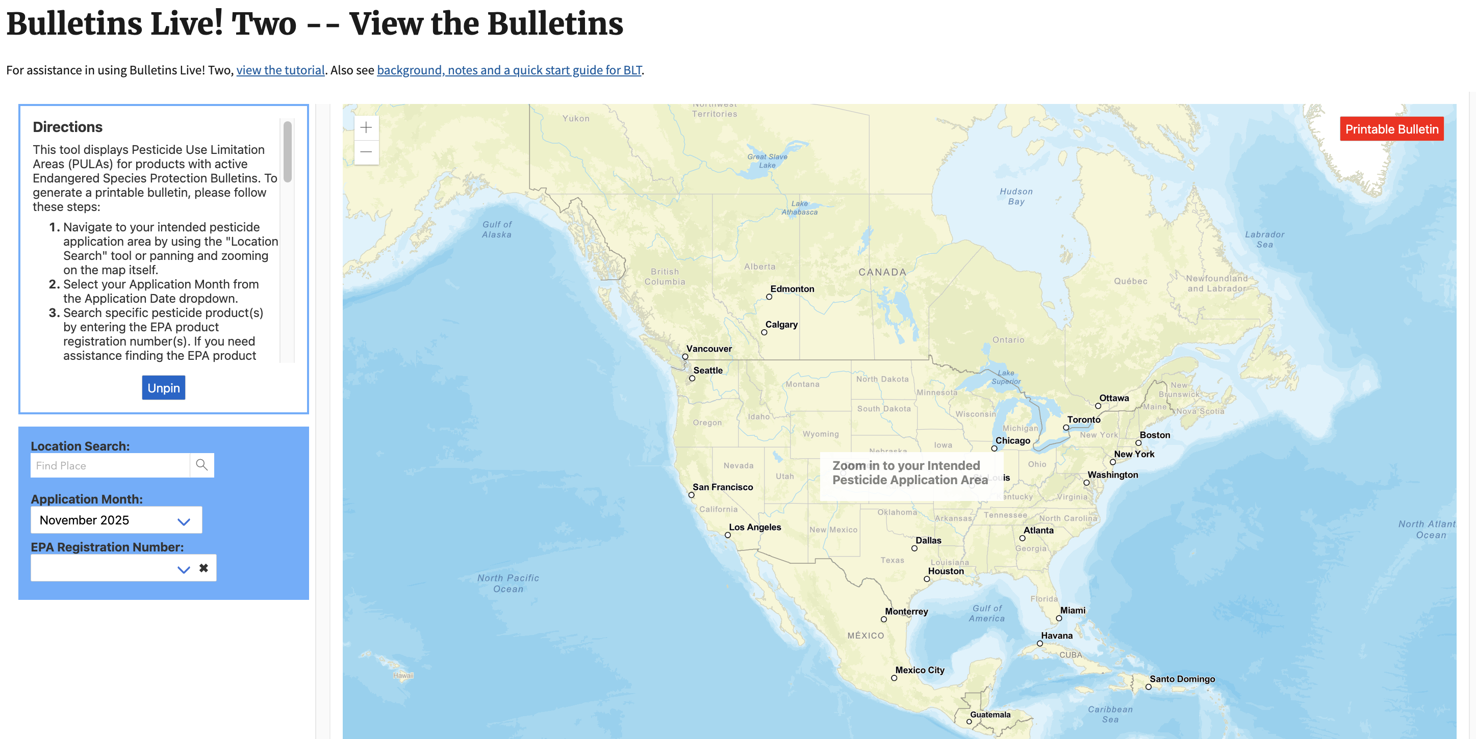 What Are Bulletins and Pesticide Use Limitation Areas (PULAs)?